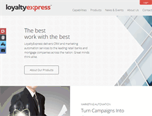 Tablet Screenshot of loyaltyexpress.com